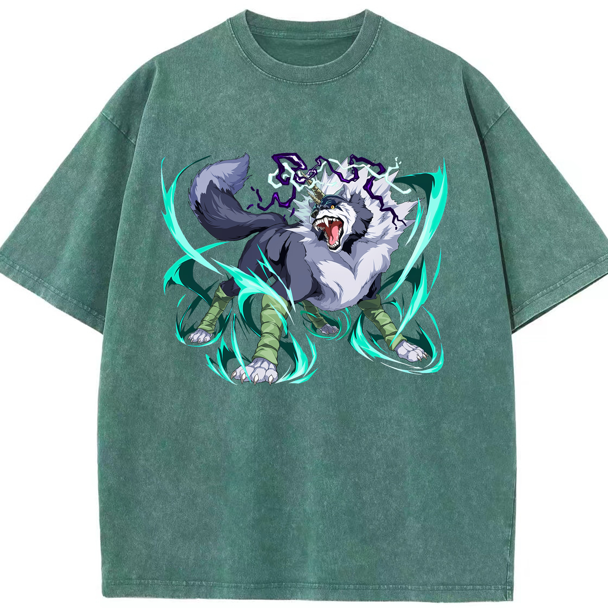 （画像用） 転スラ Regarding Reincarnated to Slime 綿100% ヴィンテージ風 半袖Tシャツ（フロントプリント）